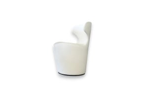 Sedia Mini Papilio in pelle bianca (Offerta Expo) B&B Italia - 5
