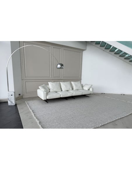Soft Dream White Leather Sofa (Expo Offer) Flexform - 2