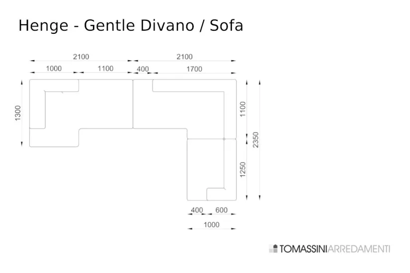 Divano Gentle Beige (Offerta Expo) Henge - 8