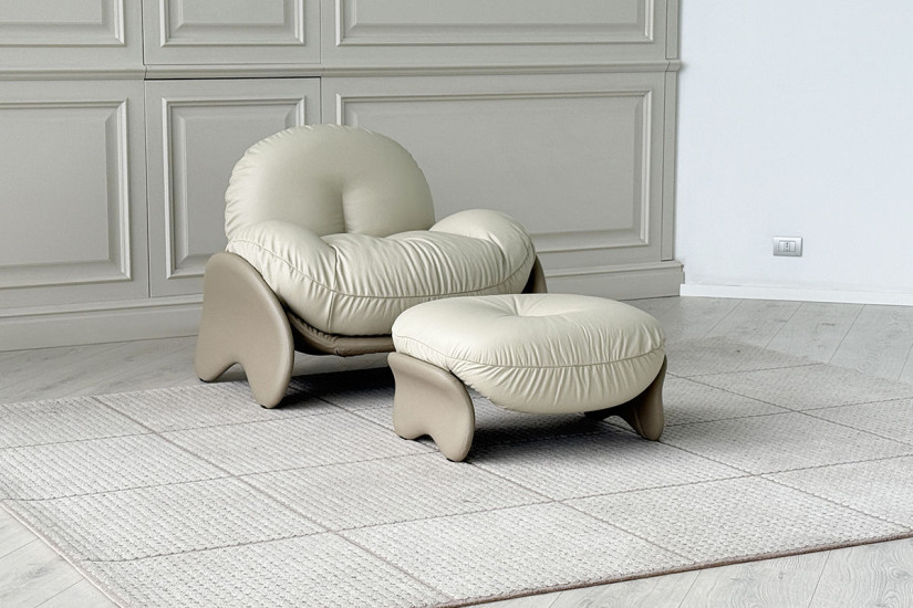 Poltrona Squash Beige (Offerta Expo) Poltrona Frau - 3