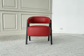 Loai Red Small Armchair (Expo Offer) Poliform - 5 2