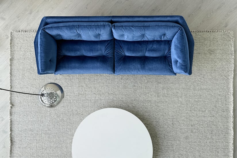 New York Suite Blue Sofa (Expo Offer) Saba - 7