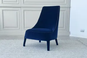 Febo Blue Bergère Armchair (Expo Offer) Maxalto - 6 2