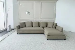 Victor Large Brown Sofa (Expo Offer) Flexform - 8 2