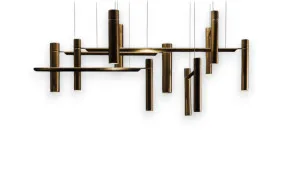 Lampada a sospensione Tubular Horizontal Henge - 1 2