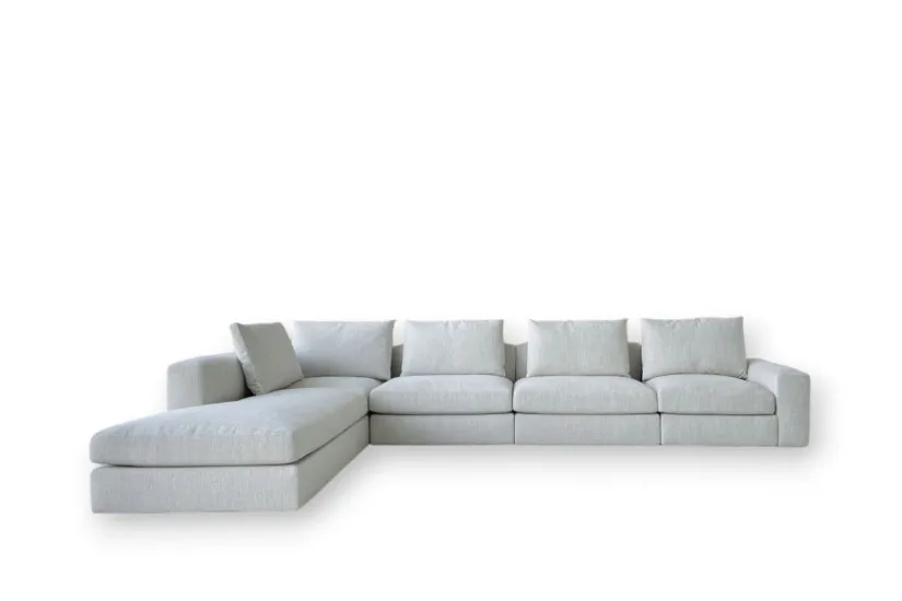 Divano Dune in tessuto bianco (Offerta Expo) - Poliform