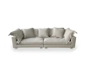 Canapé Nebula Nine en lin clair (Offre Expo) Diesel with Moroso - 6