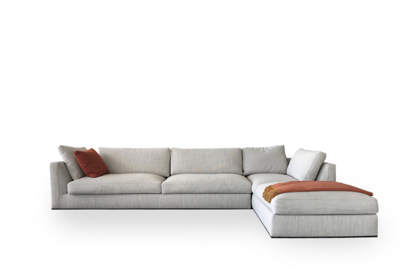 Divano Richard in tessuto corda B&B Italia - 6