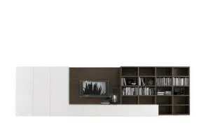 Wall System Bookcase Poliform - 1 2