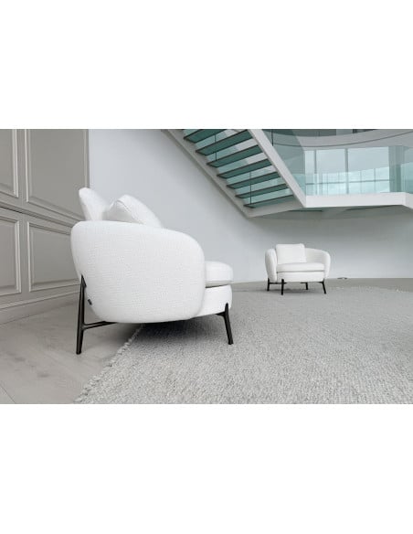 Canapé Orbis blanc (Offre Expo) Poliform - 3
