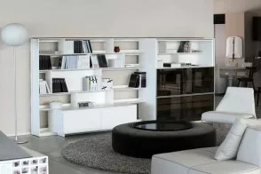 Contenitore Flat.C in laccato bianco (Offerta Expo) B&B Italia - 6 2