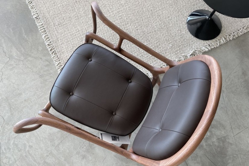 Fauteuil Twenty Two en cuir (Offre Expo)