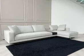 Canapé Mondrian en tissu gris (Offre Expo) Poliform - 6 2