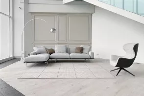 Divano Let It Be in tessuto grigio chiaro (Offerta Expo) Poltrona Frau - 7 2