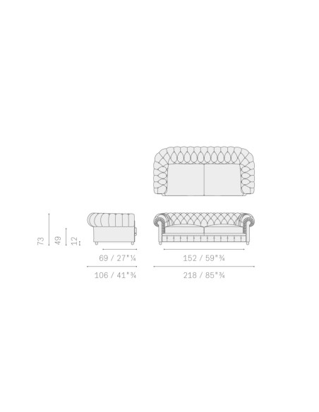 Divan Chester One (Offre Expo) Poltrona Frau - 7