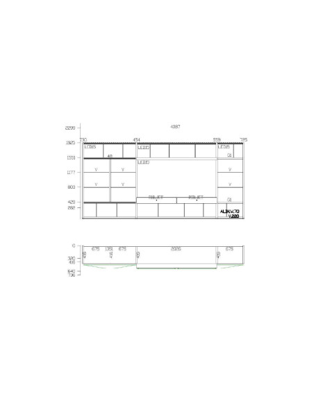 Wall System Black Elm (Expo Offer)
