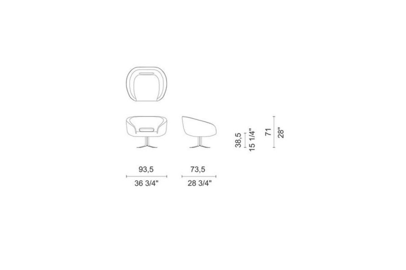 Fauteuil Rive Droite (Offre Expo) Cappellini - 2