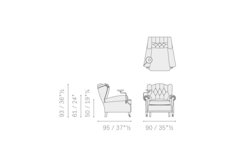 Fauteuil 1919 (Offre Expo) Poltrona Frau - 6