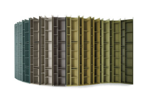 Libreria Random 2C-3C MDF Italia - 1