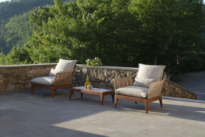 Poltrona Living per esterno Cruise Teak Talenti - 1 2