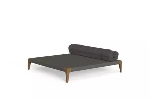 Cruise Teak Outdoor Pouf 2