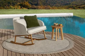 Chaise à bascule d'extérieur Cleo Talenti - 1 2