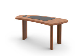 Bureau Petit bureau en forme libre - PRO Cassina - 1 2