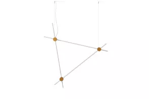 Lampada a sospensione Eitie Triangle Vertical Cassina - 1