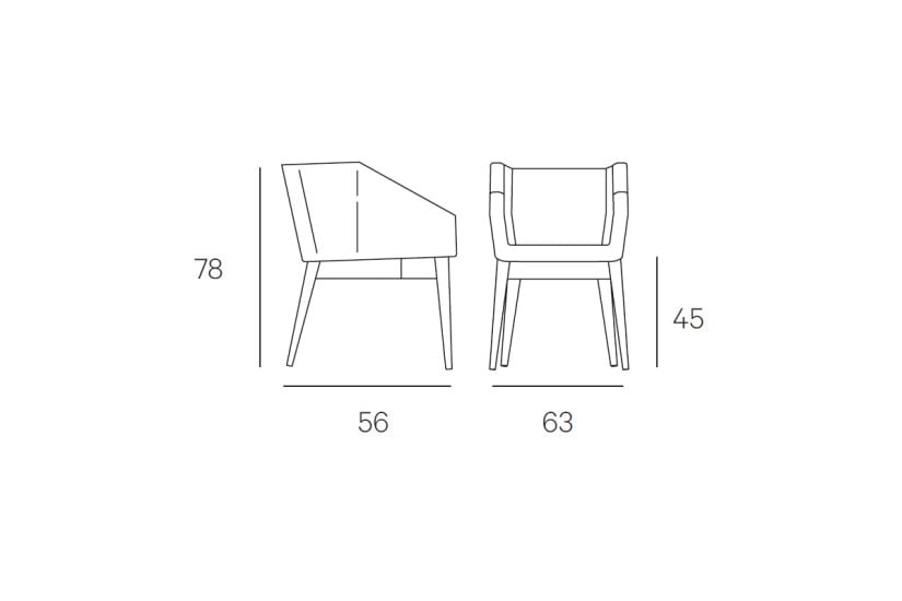 Sedia W-Hexagon (Offerta Expo) Henge - 7