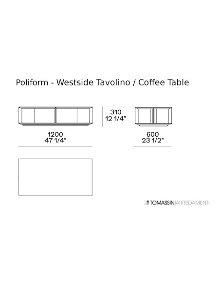 Tavolino Westside Poliform - 6