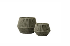 Zigzag Outdoor Ottoman Kettal - 1 2