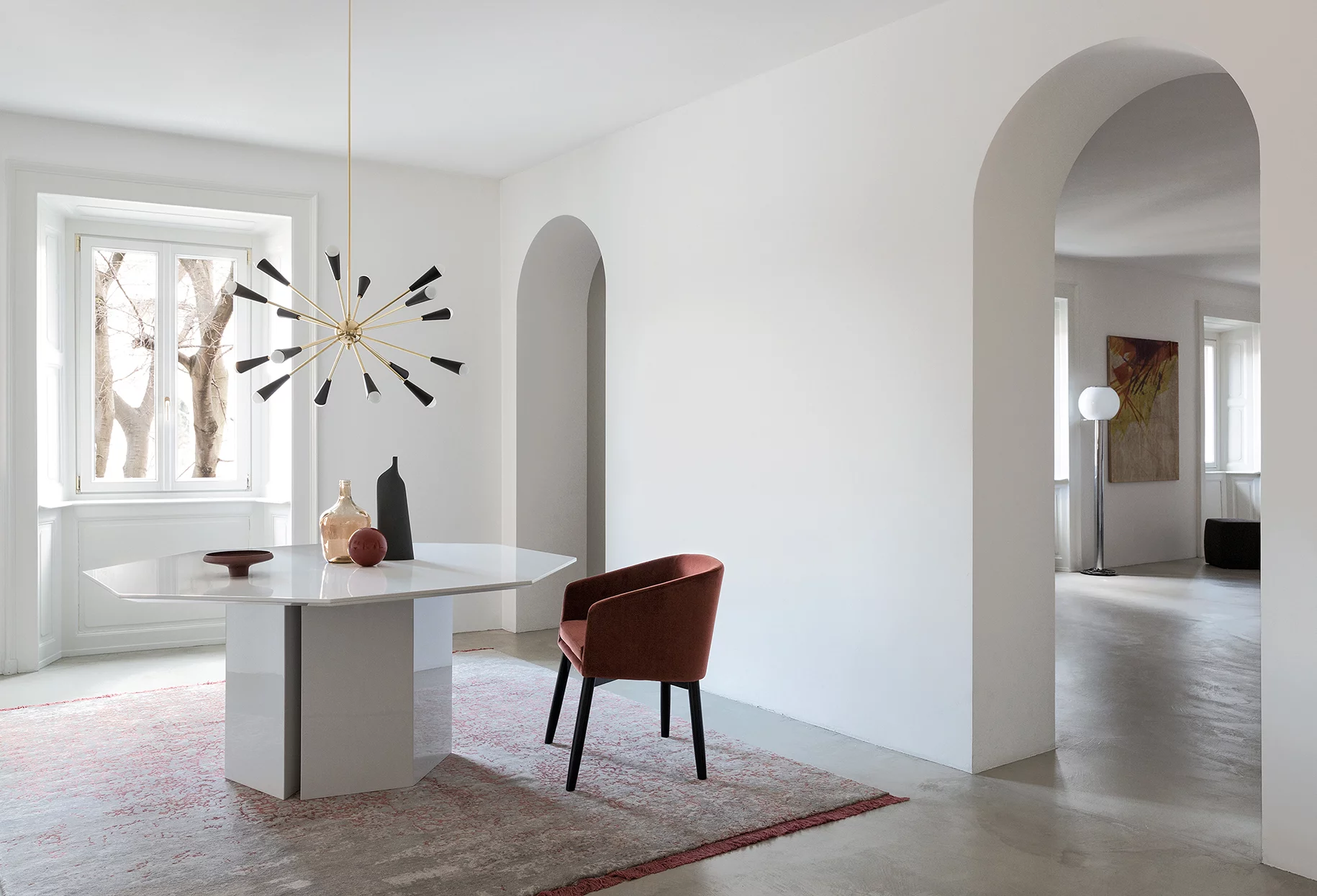 Tavolo Plinto di Meridiani